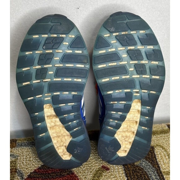 Adidas Ninja X ZX 2K Boost BLUE WHITE RED Shoes Youth Kids Boys 4.5 EUC 675001 - Picture 7 of 7